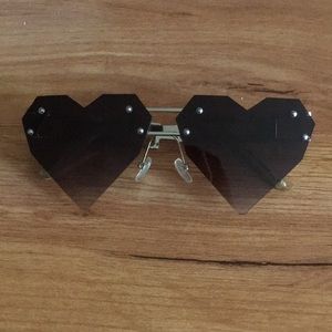 Heart shaped sunglasses